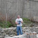 Bill Building granite retaining wall