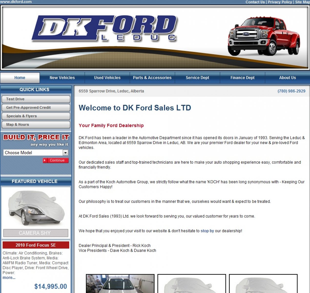 D K Ford Sales Ltd 4 5 5 20 Reviews 6559 Sparrow Drive Leduc Ab N49 Com