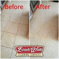 Tile and grout cleaning in Myrtle Beach. Beach Walk Cleaning Services