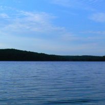 Scenic shots of Three Mile Lake