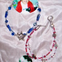 Examples of jewelry made by Punkin B4 Midnite with your pet's picture on it