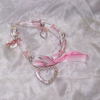A Breast Cancer Bracelet made by Punkin B4 Midnite