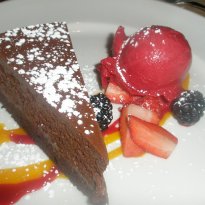Dessert - Grand Marnier Chocolate Mousse Cake